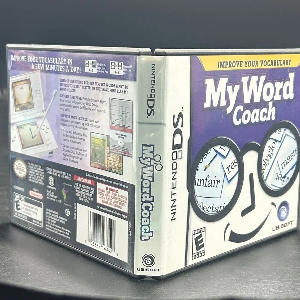 My Word Coach DS Ubisoft Vocabulary Game (Nintendo DS, 2007) Complete W/ Manual